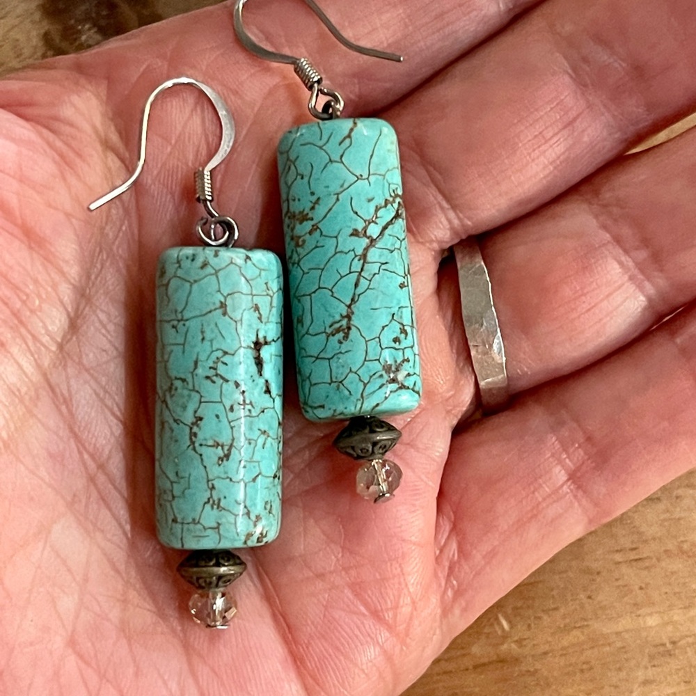 Turquoise Earrings - Picture 3 of 4